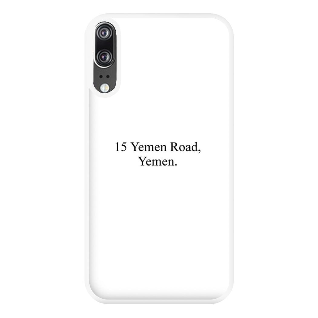 15 Yemen Road, Yemen Phone Case for Huawei P20