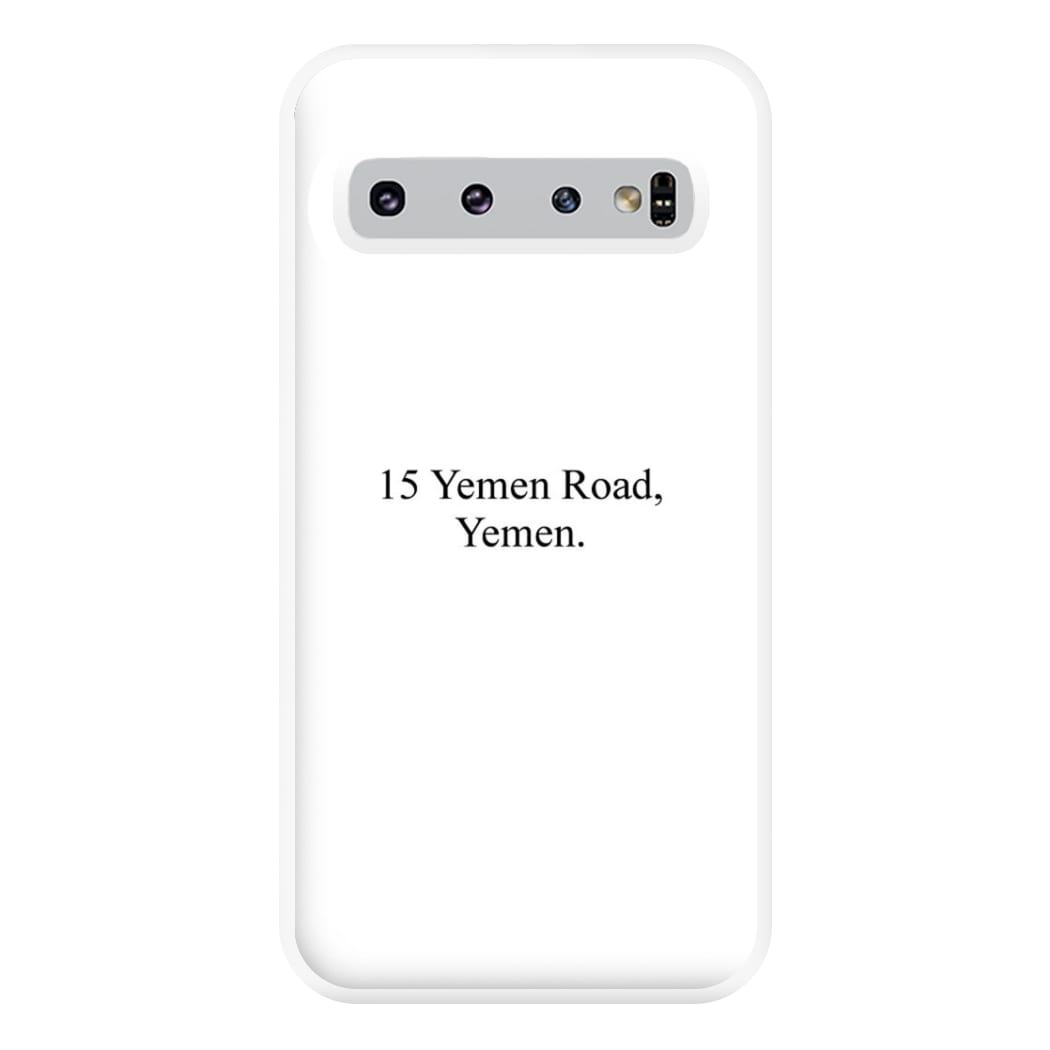 15 Yemen Road, Yemen Phone Case for Galaxy S10 Plus