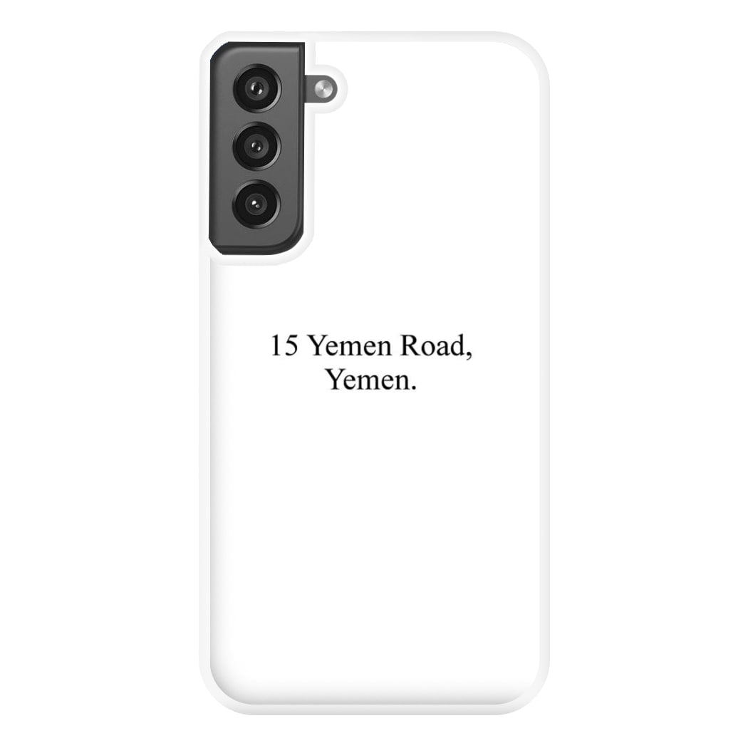 15 Yemen Road, Yemen Phone Case for Galaxy S21FE