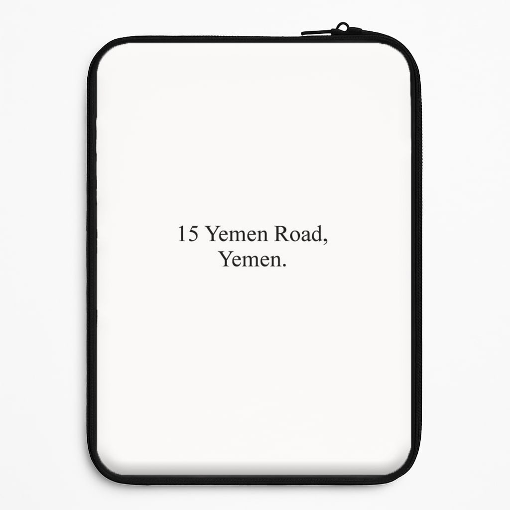 15 Yemen Road, Yemen Laptop Sleeve