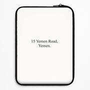 15 Yemen Road, Yemen Laptop Sleeve 1