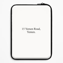 15 Yemen Road, Yemen Universal Laptop Sleeve