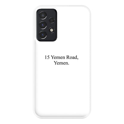 15 Yemen Road, Yemen Phone Case for Galaxy A52 / A52s