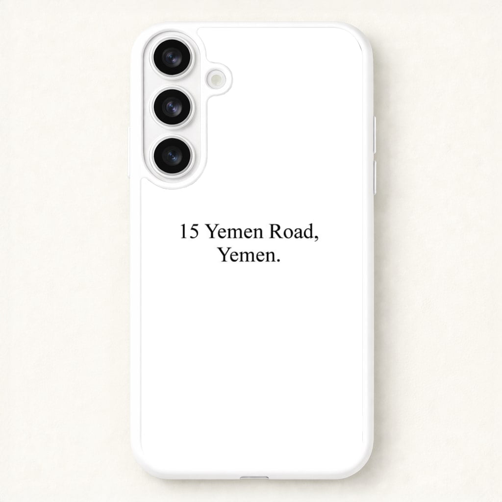 15 Yemen Road, Yemen Phone Case for Galaxy S26 Plus