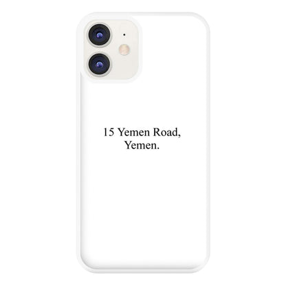 15 Yemen Road, Yemen Phone Case for iPhone 12 / 12 Pro