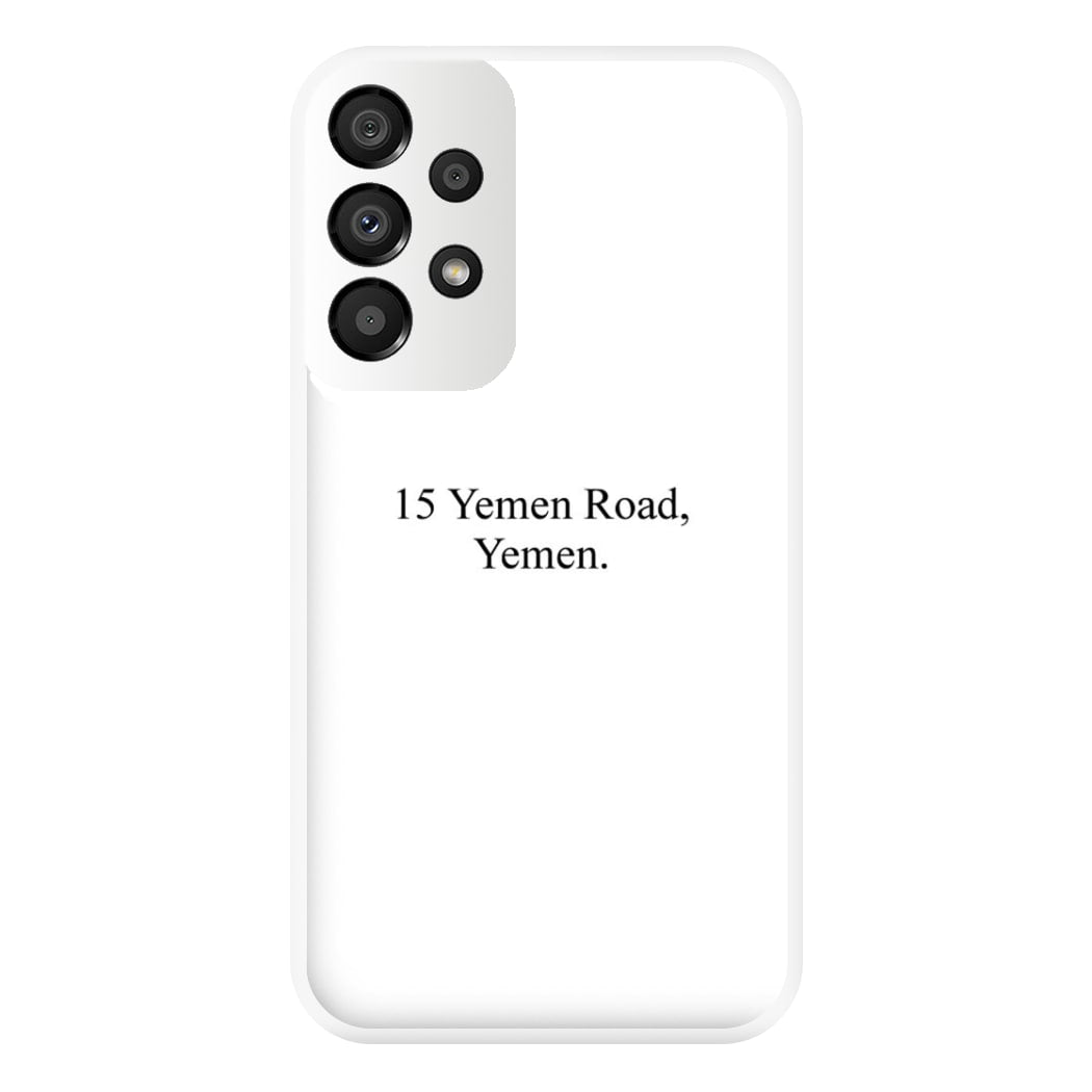 15 Yemen Road, Yemen Phone Case for Galaxy A33