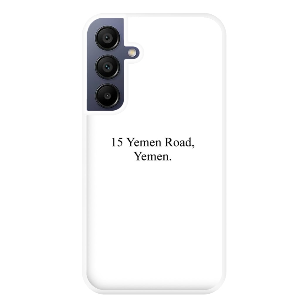 15 Yemen Road, Yemen Phone Case for Galaxy A16