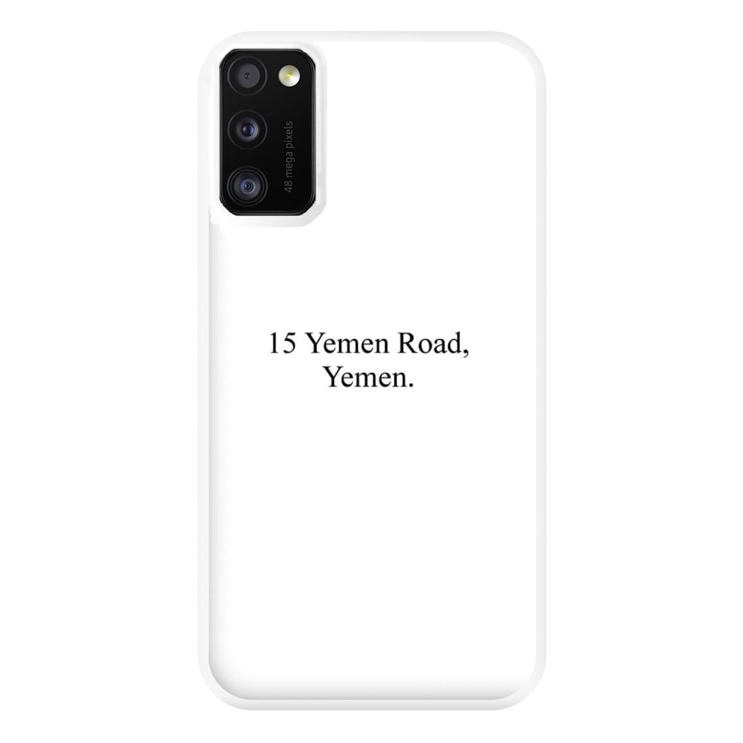 15 Yemen Road, Yemen Phone Case for Galaxy A41