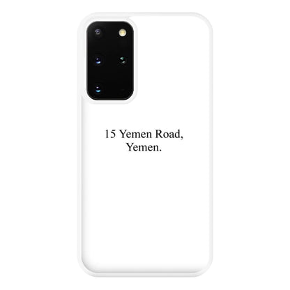 15 Yemen Road, Yemen Phone Case for Galaxy S20 Plus