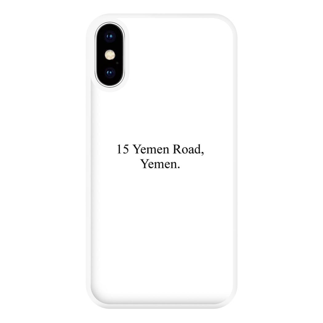 15 Yemen Road, Yemen Phone Case for iPhone XS Max