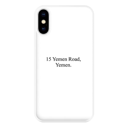 15 Yemen Road, Yemen Phone Case for iPhone XS Max