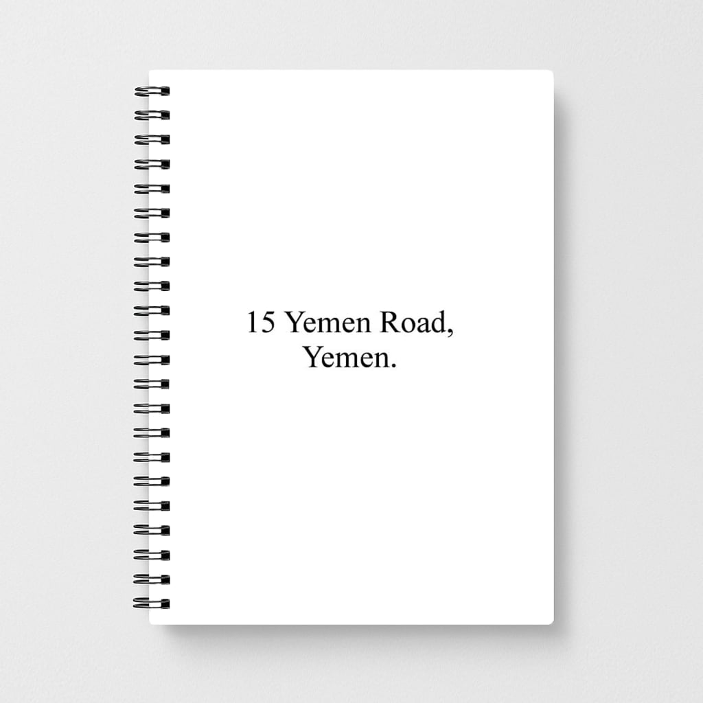 15 Yemen Road, Yemen Notebook