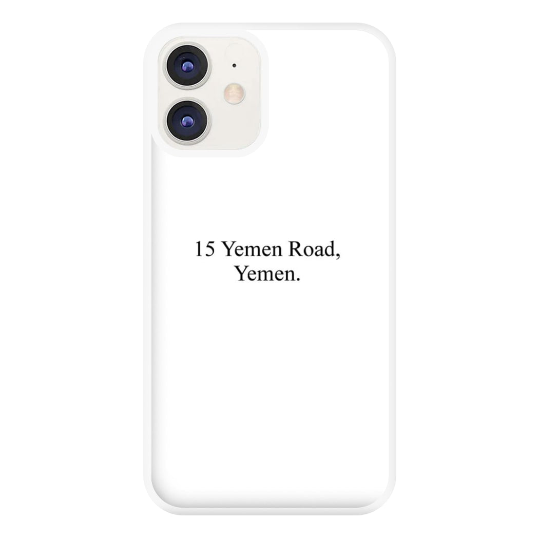 15 Yemen Road, Yemen Phone Case for iPhone 11