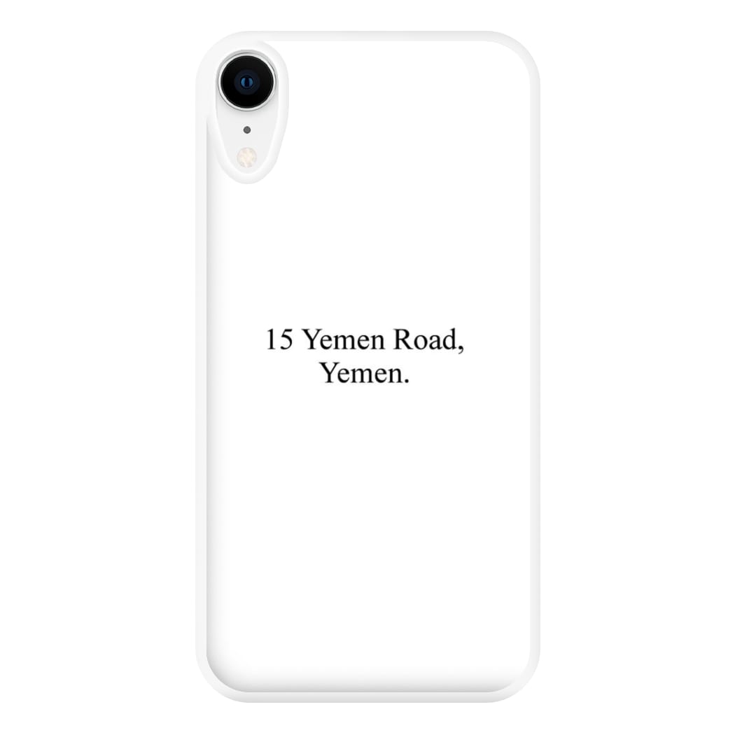 15 Yemen Road, Yemen Phone Case for iPhone XR