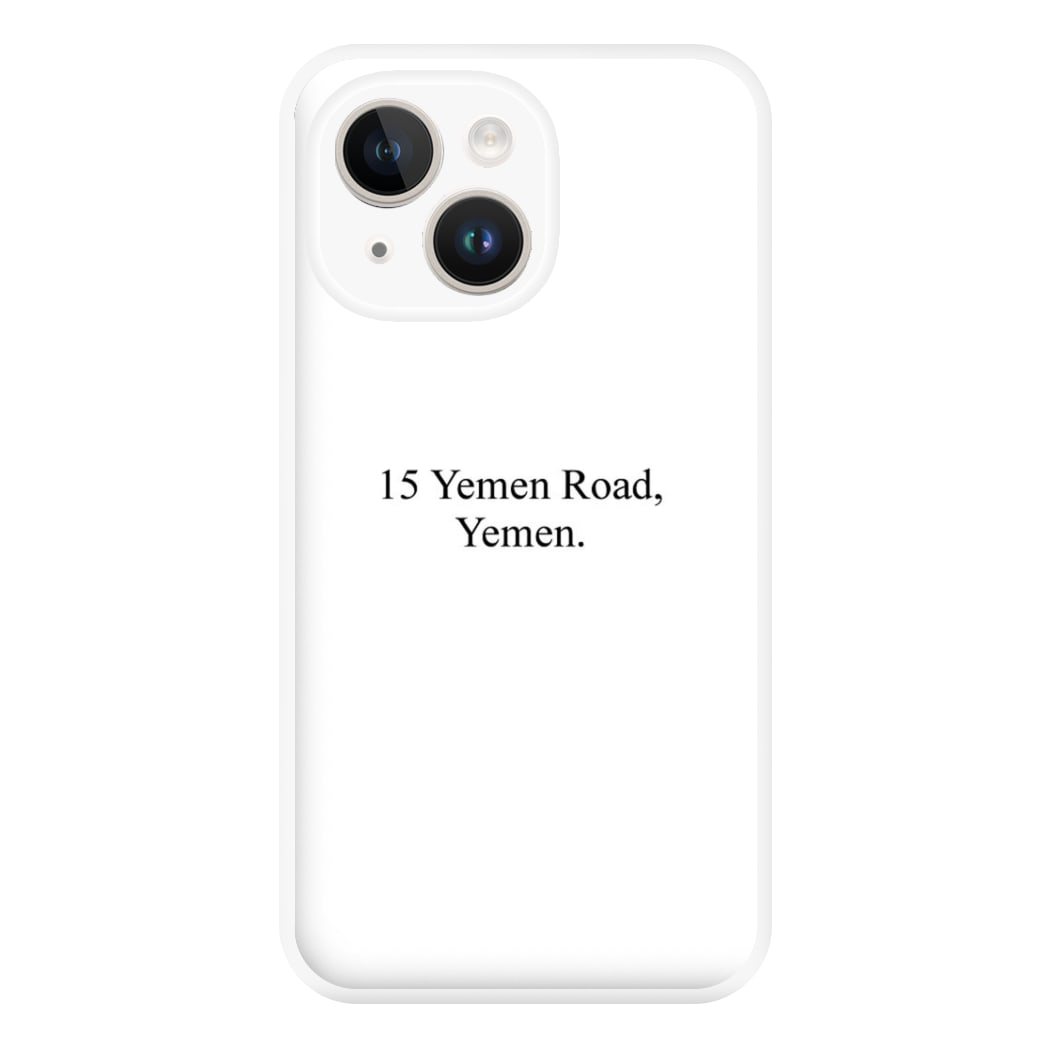 15 Yemen Road, Yemen Phone Case for iPhone 14 Plus