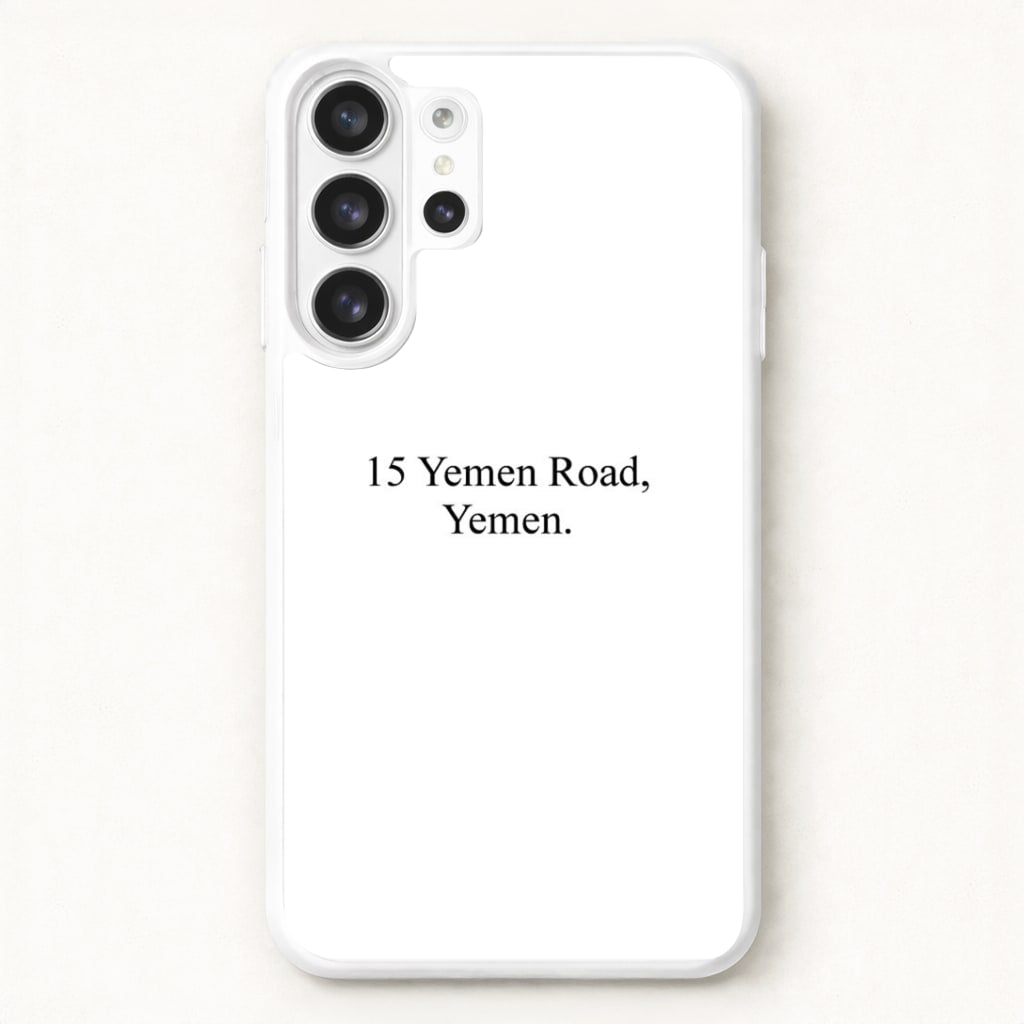 15 Yemen Road, Yemen Phone Case for Galaxy S26 Ultra
