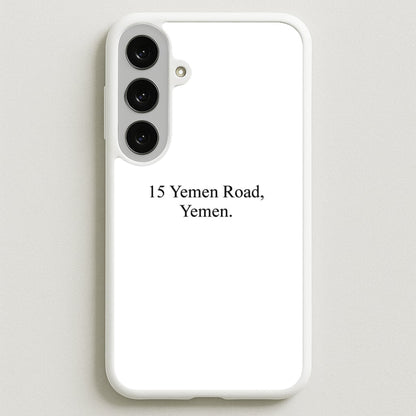 15 Yemen Road, Yemen Phone Case for Galaxy S25FE