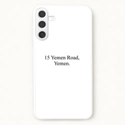 15 Yemen Road, Yemen Phone Case for Galaxy A37