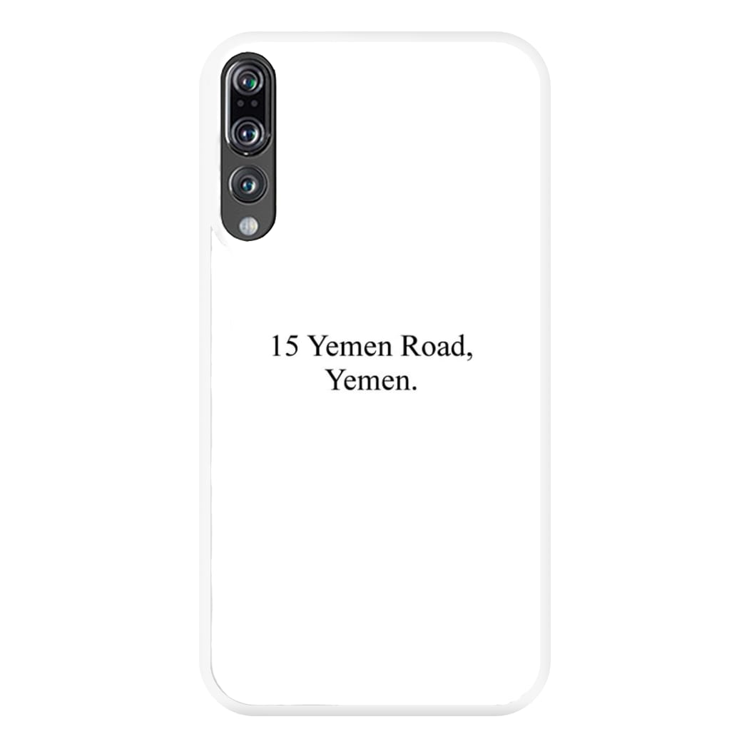 15 Yemen Road, Yemen Phone Case for Huawei P20 Pro