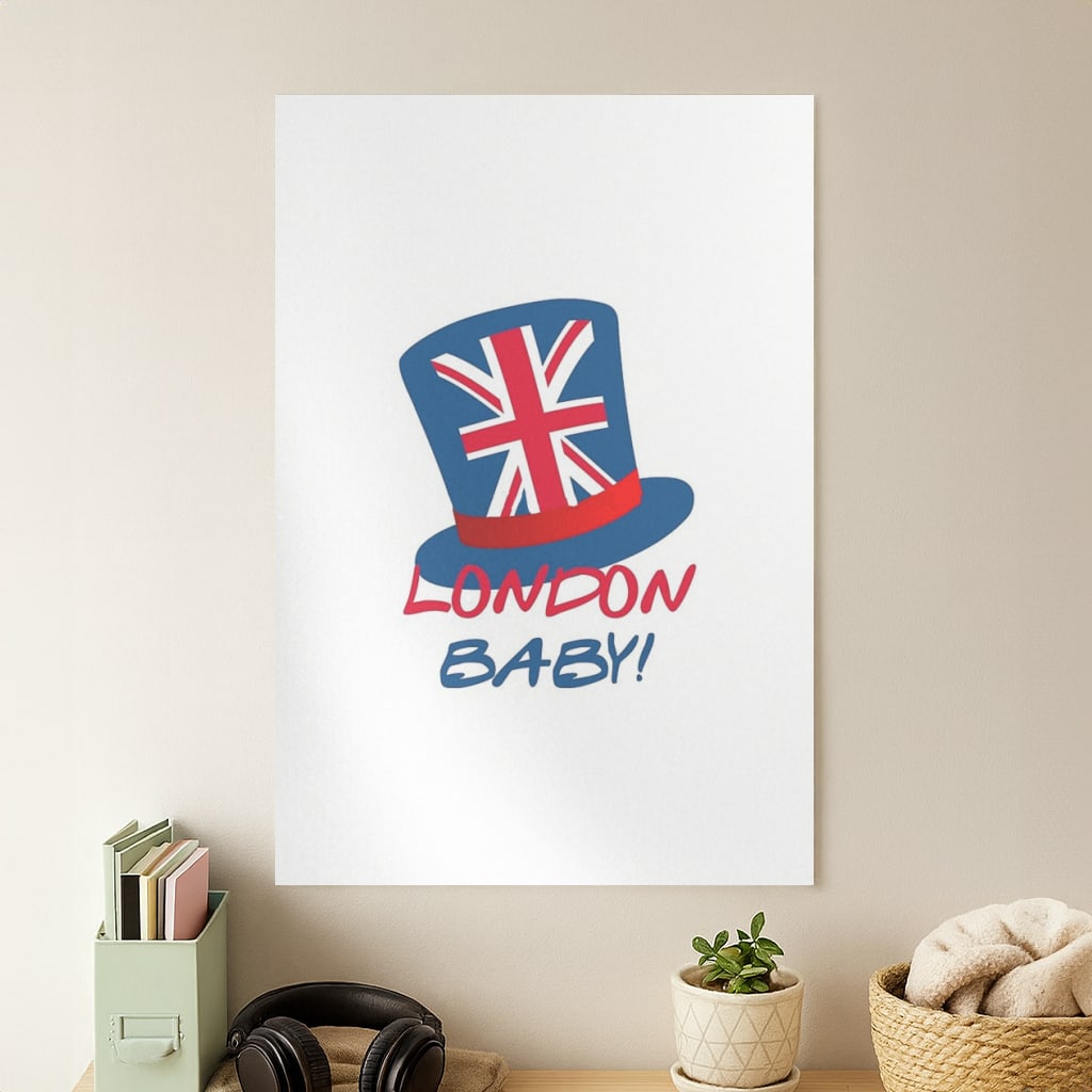 London Baby Poster