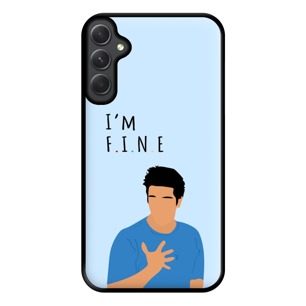 I'm Fine Phone Case for Galaxy A54