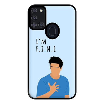 I'm Fine Phone Case for Galaxy A21s