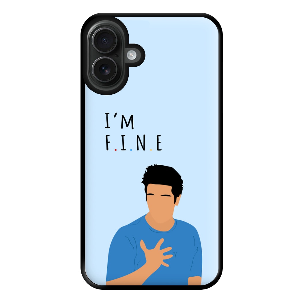 I'm Fine Phone Case for iPhone 16 Plus