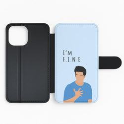 I'm Fine Flip Phone Case