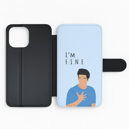 I'm Fine Flip Phone Case