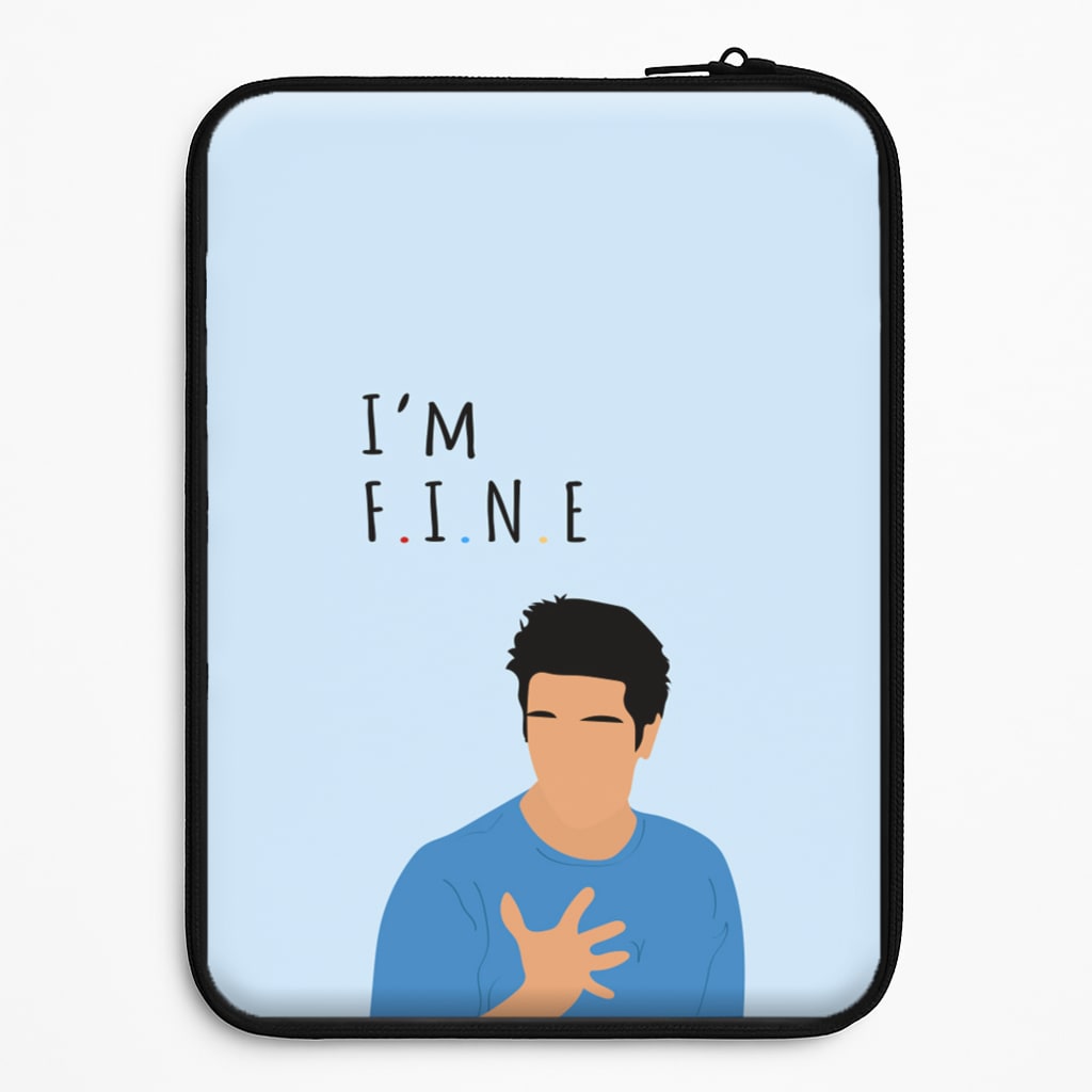 I'm Fine Laptop Sleeve