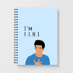 I'm Fine - Friends Notebook