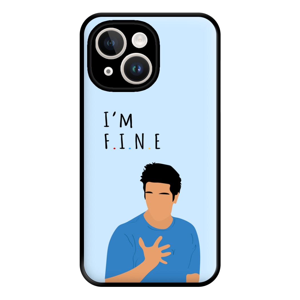 I'm Fine Phone Case for iPhone 14 Plus