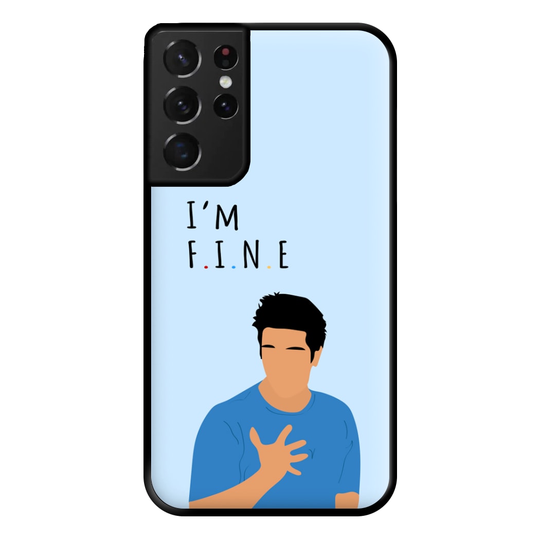 I'm Fine Phone Case for Galaxy S21 Ultra