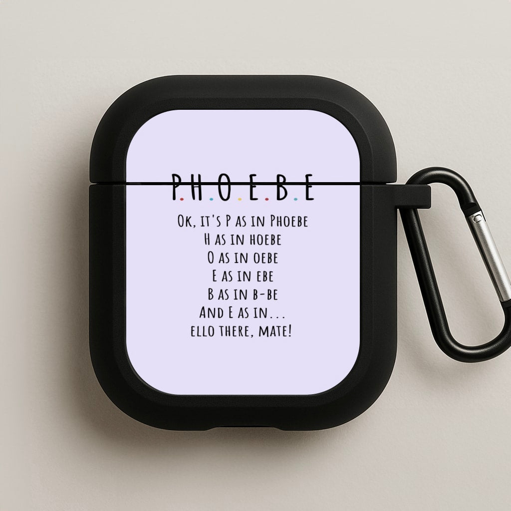 Spelling Phoebe AirPods Case