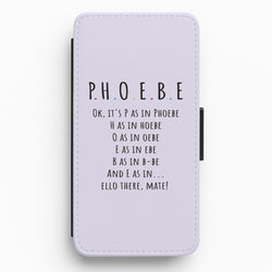 Spelling Phoebe Flip / Wallet Phone Case