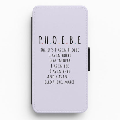 Spelling Phoebe Flip / Wallet Phone Case