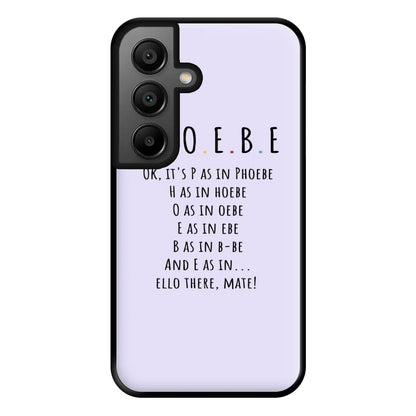 Spelling Phoebe Phone Case for Google Pixel 8