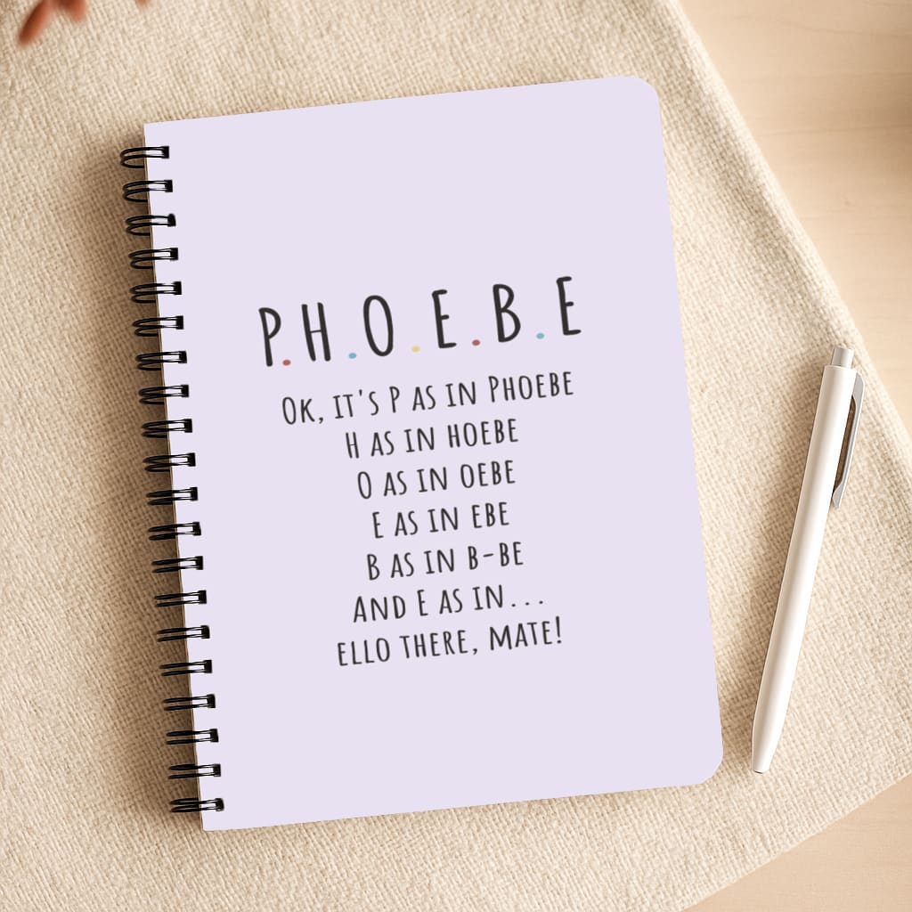 Spelling Phoebe Notepad
