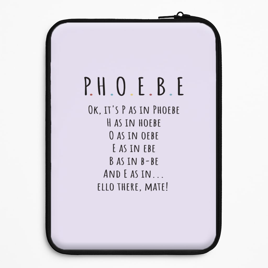 Spelling Phoebe Laptop Sleeve