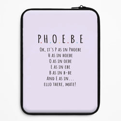 Spelling Phoebe Universal Laptop Sleeve