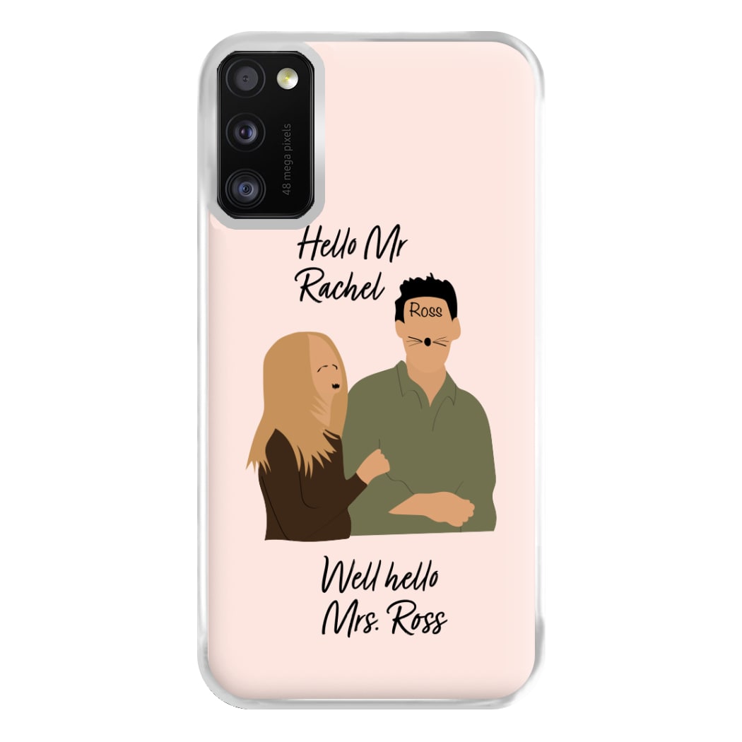 Mr Rachel & Mrs Ross Phone Case for Galaxy A41