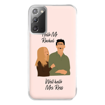 Mr Rachel & Mrs Ross Phone Case for Galaxy Note 20 Ultra