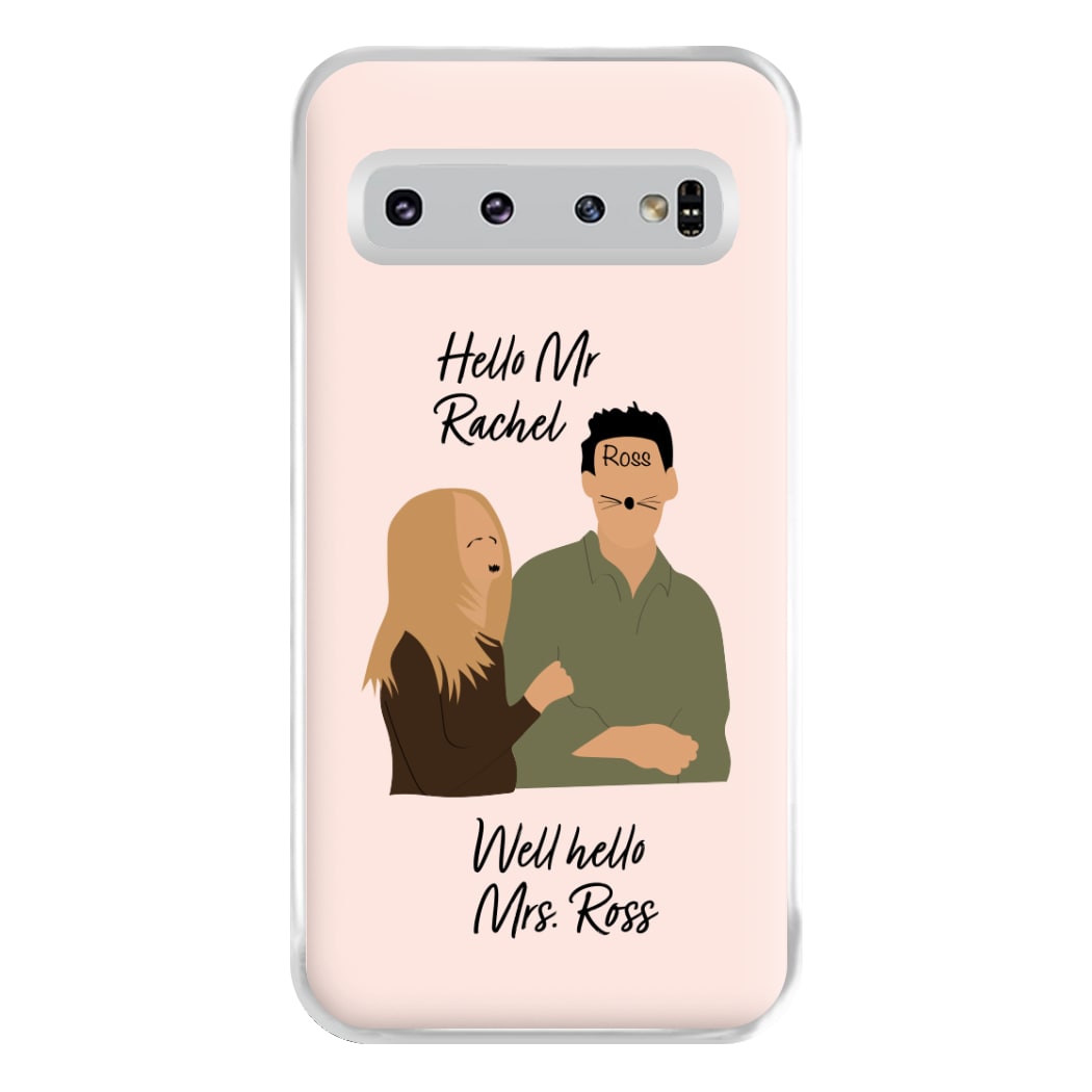 Mr Rachel & Mrs Ross Phone Case for Galaxy S10 Plus