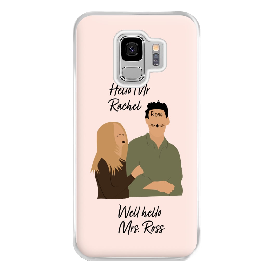 Mr Rachel & Mrs Ross Phone Case for Galaxy S9 Plus