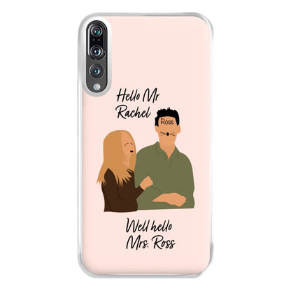 Mr Rachel & Mrs Ross Phone Case for Huawei P20 Pro