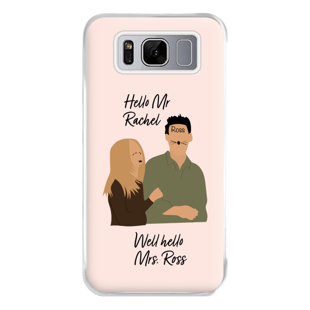 Mr Rachel & Mrs Ross Phone Case for Galaxy S8 Plus