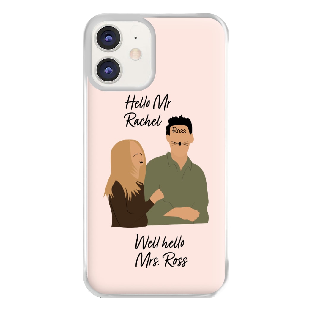 Mr Rachel & Mrs Ross Phone Case for iPhone 12 / 12 Pro