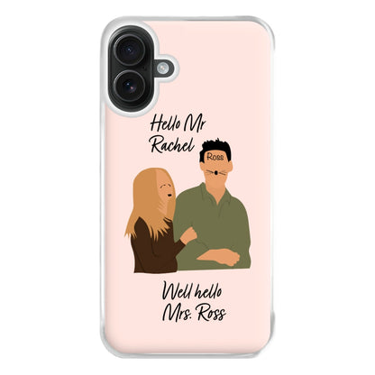 Mr Rachel & Mrs Ross Phone Case for iPhone 16 Plus