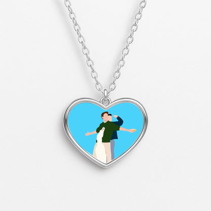 Two Men And A Dog Necklace