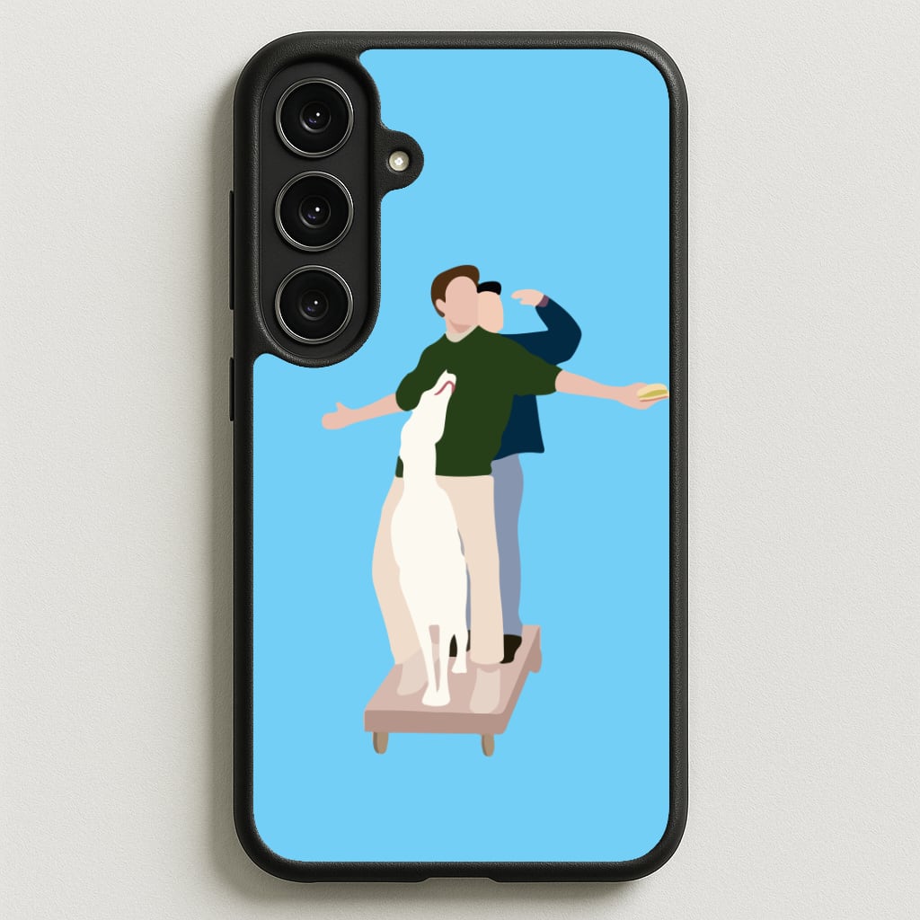 Two Men And A Dog Phone Case for Galaxy S25FE